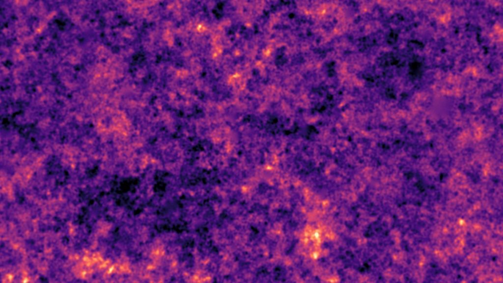 map of dark matter