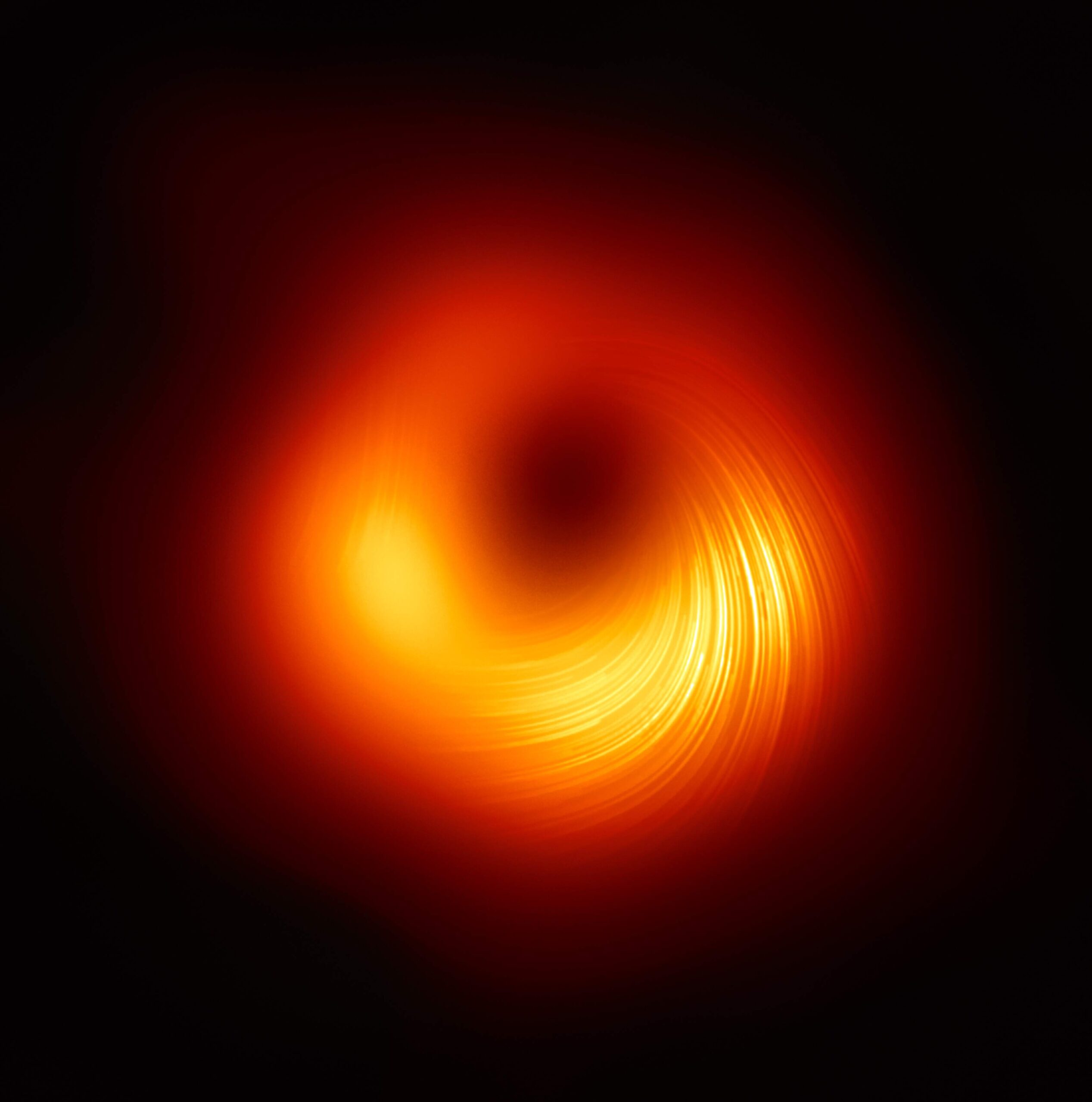 polarised image of messier 87 black hole