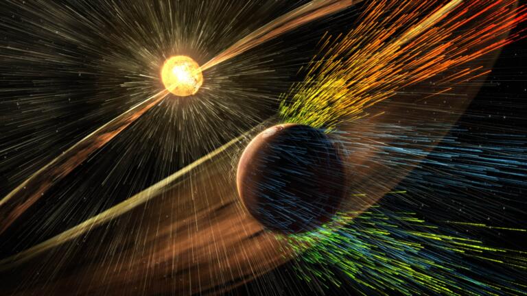 earth and sun space radiation