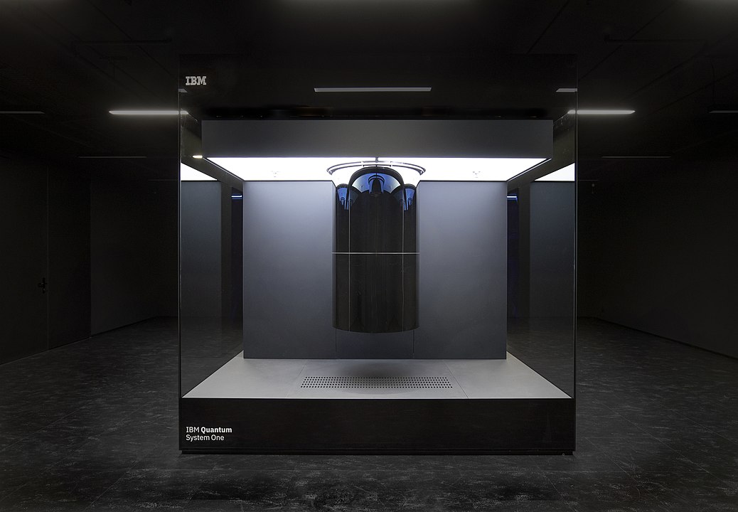 black color aesthetic quantum computer