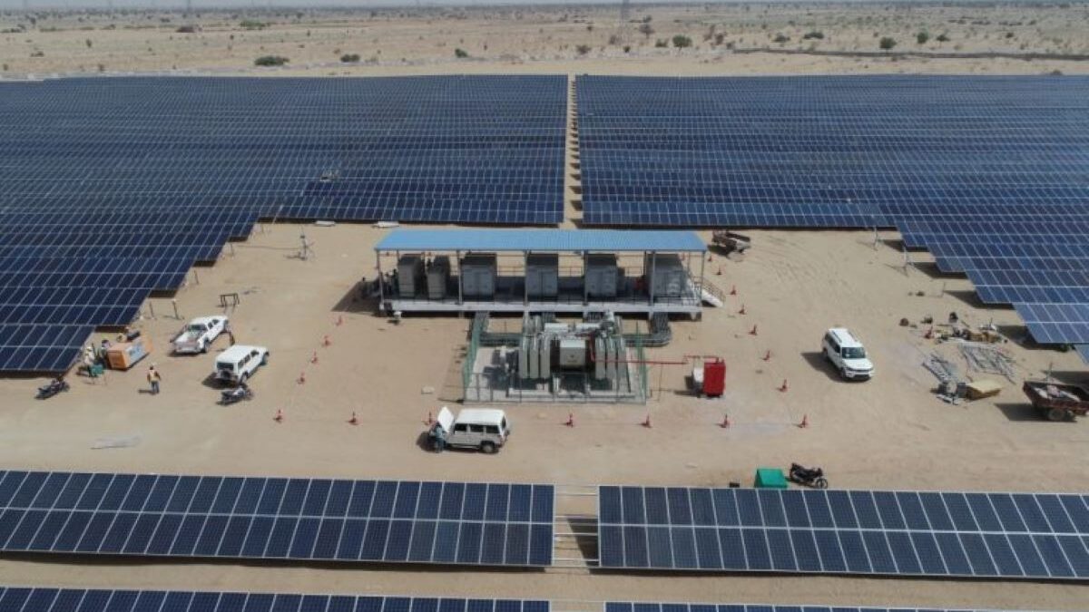 Construction of a Solar Power Plant